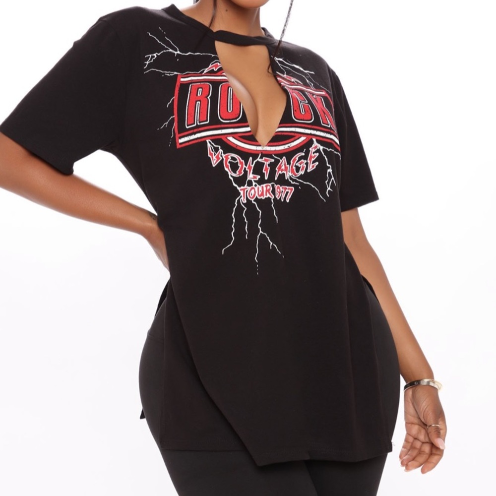 Rock Don’t Stop Tunic Top - Picture 3 of 3